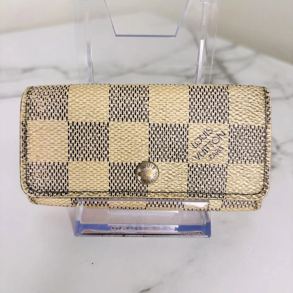Louis Vuitton Damier Azur Multiple 4 Key Case‎